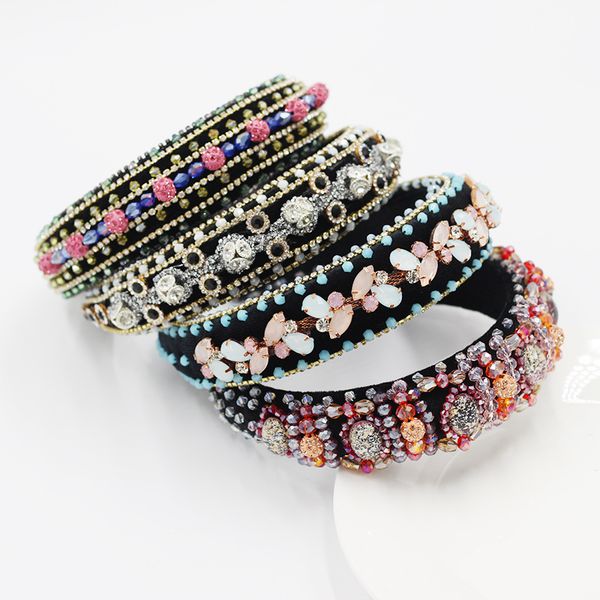 hair accessories luxury flower rhinestone band hairbands for women baroque sponge headband party catwalk head 2021
hair accessories luxury flower rhinestone band hairbands for women baroque sponge headband party catwalk head 2021