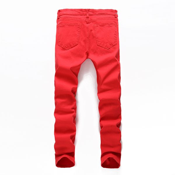 hmily skinny jeans men ripped knee zipper fashion casual slim fit biker jeans hip hop destroy stretch denim pants motorcycle, Blue
hmily skinny jeans men ripped knee zipper fashion casual slim fit biker jeans hip hop destroy stretch denim pants motorcycle, Blue