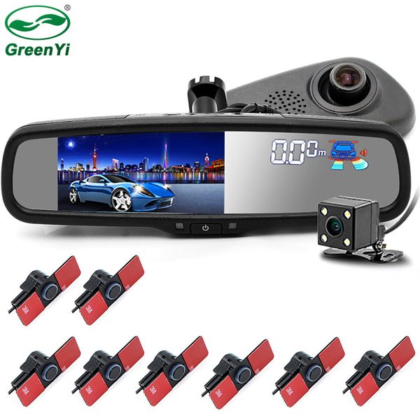 hd 1920x1080p 5 inch car mirror dvr recorder monitor dual lens dash cam with bracket and 16mm flat front rear parking sensor
hd 1920x1080p 5 inch car mirror dvr recorder monitor dual lens dash cam with bracket and 16mm flat front rear parking sensor