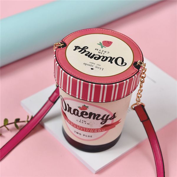 longmiao милых девушек кожи pu мороженная бочкообразной сумка mini женщина сумка circle chain crossbody round bucket
longmiao милых девушек кожи pu мороженная бочкообразной сумка mini женщина сумка circle chain crossbody round bucket