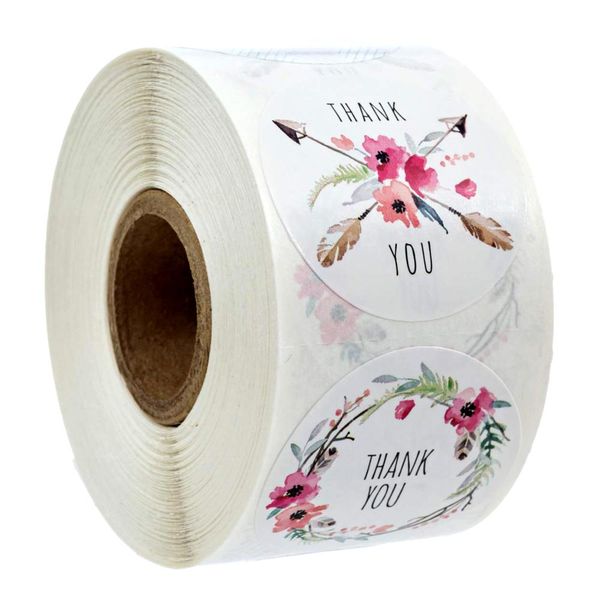 500pcs round floral thank you stickers 1inch for wedding favors and party handmade stickers envelope seal stationery sticker
500pcs round floral thank you stickers 1inch for wedding favors and party handmade stickers envelope seal stationery sticker