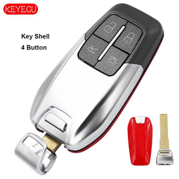 keyecu smart luxury remote key shell 4 button for 458 588 488gtb laferrari no logo