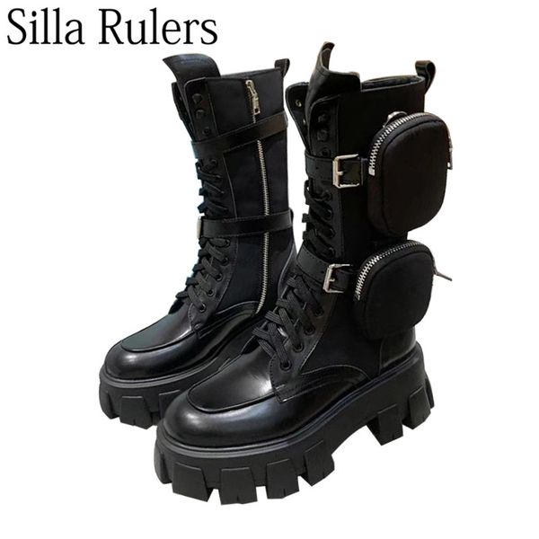 runway 2020 pocket motorcycle boots thick bottom round toe knee high boots woman runway genuine leather knight for woman, Black
runway 2020 pocket motorcycle boots thick bottom round toe knee high boots woman runway genuine leather knight for woman, Black