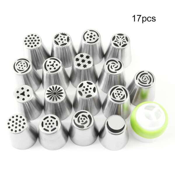 baking & pastry tools 17pcs stainless steel nozzles russian tip cake cupcake decorating icing piping rose flower cream tips est
baking & pastry tools 17pcs stainless steel nozzles russian tip cake cupcake decorating icing piping rose flower cream tips est