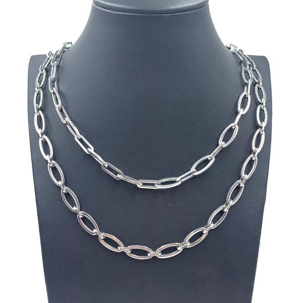 stainless steel 8mm link chain hip hop necklace gold filled men women jewelry fashion gifts, Silver
stainless steel 8mm link chain hip hop necklace gold filled men women jewelry fashion gifts, Silver