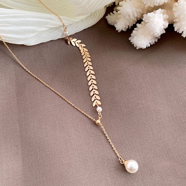 oufei korean necklace for women pearl clavicle chain adjustable elegant wedding necklace titanium steel fashion jewelry, Silver
oufei korean necklace for women pearl clavicle chain adjustable elegant wedding necklace titanium steel fashion jewelry, Silver