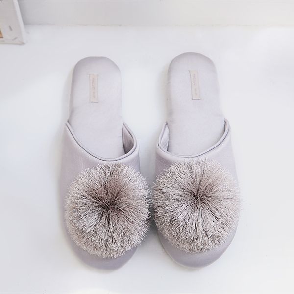 women's slippers summer autumn tassel ball indoor slippers non-slip comfort breathable mule shoes lady rubber sole, Black
women's slippers summer autumn tassel ball indoor slippers non-slip comfort breathable mule shoes lady rubber sole, Black