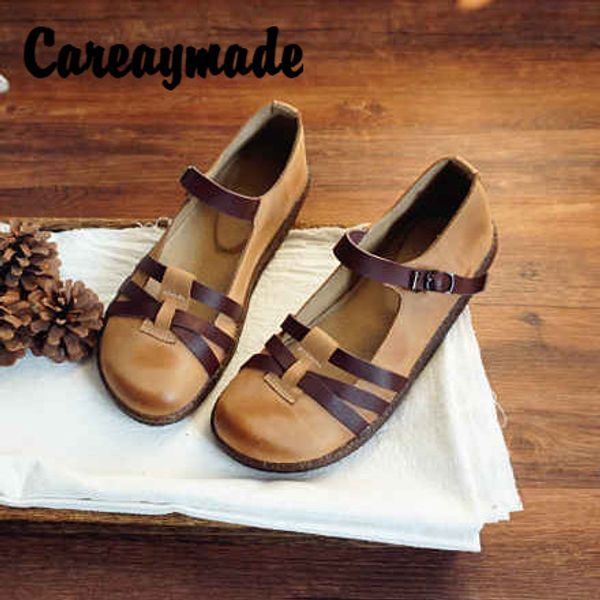 careaymade-vintage artistic handmade leather women's shoes,full-grain leather cool color matching low heel round toe shoes, Black
careaymade-vintage artistic handmade leather women's shoes,full-grain leather cool color matching low heel round toe shoes, Black