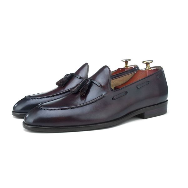 tassels decoration slip on mens dress formal shoes comfortable business wedding shoes zapatos de vestir hombre sepatu pria d10, Black
tassels decoration slip on mens dress formal shoes comfortable business wedding shoes zapatos de vestir hombre sepatu pria d10, Black