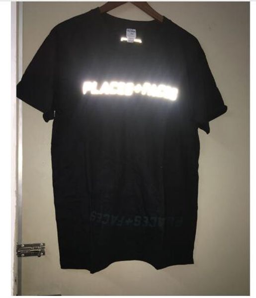 places+faces t-shirts women men cotton hip hop streetwear places+faces tee 3m reflective t-shirt, White;black
places+faces t-shirts women men cotton hip hop streetwear places+faces tee 3m reflective t-shirt, White;black