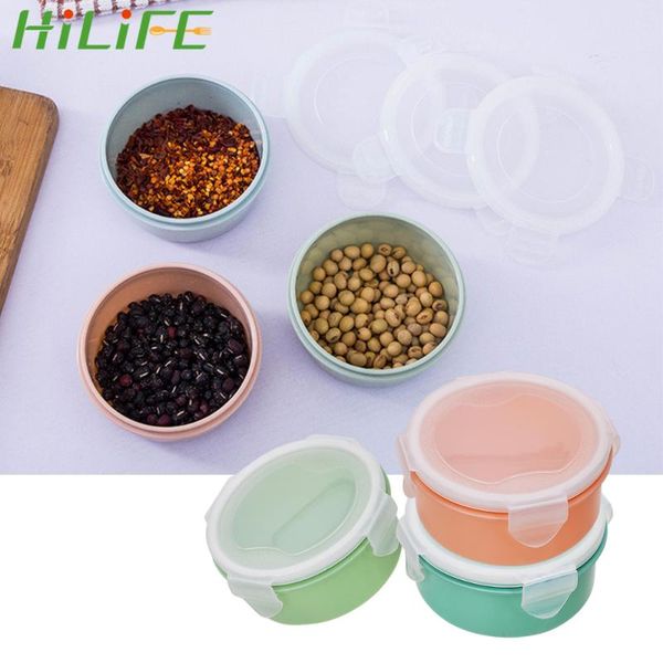 hilife round seal box lunch box plastic 10*10*5cm grains sorting container mini sealed crisper
hilife round seal box lunch box plastic 10*10*5cm grains sorting container mini sealed crisper
