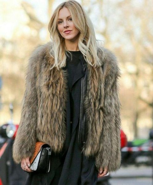 2020 winter new women short raccoon fur jacket casual faux fur coat warm outwear outdoor casual, Black
2020 winter new women short raccoon fur jacket casual faux fur coat warm outwear outdoor casual, Black