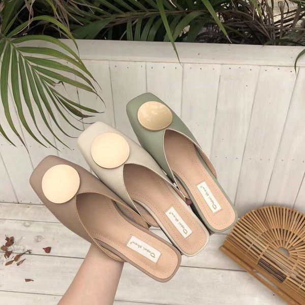 2020 brand designer women slippers slip on mules flat heel casual shoes british buckle slides wooden block heels summer footwear, Black
2020 brand designer women slippers slip on mules flat heel casual shoes british buckle slides wooden block heels summer footwear, Black