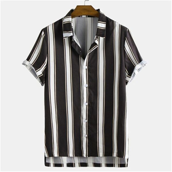 color casual shirts short sleeve lapel neck fashion shirts mens clothes striped print designer mens shirts natural, White;black
color casual shirts short sleeve lapel neck fashion shirts mens clothes striped print designer mens shirts natural, White;black