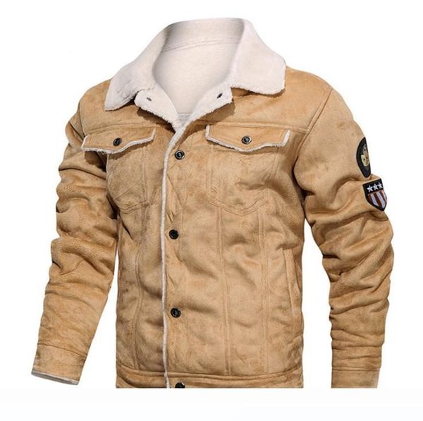 winter warm army tactical jackets men pilot bomber flight jacket male casual thick fleece cotton wool liner coat suede, Black;brown
winter warm army tactical jackets men pilot bomber flight jacket male casual thick fleece cotton wool liner coat suede, Black;brown