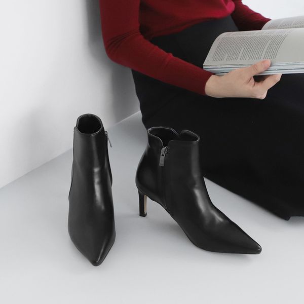 2020 autumn and winter women's boots high heels fine heels women shoe leather ankle boots size 33-46 brown black booties
2020 autumn and winter women's boots high heels fine heels women shoe leather ankle boots size 33-46 brown black booties