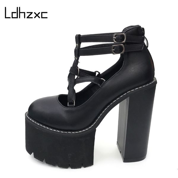 ldhzxc 2020 fashion women pumps high heels zipper rubber sole black platform shoes spring autumn leather shoes female promotion
ldhzxc 2020 fashion women pumps high heels zipper rubber sole black platform shoes spring autumn leather shoes female promotion