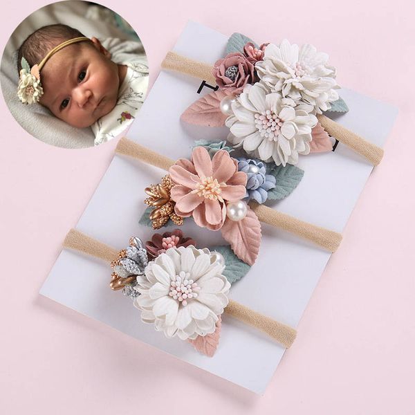 floral baby girl headbands newborn baby elastic princess hairbands kids pearl flower fresh style cute hair accessories, Slivery;white
floral baby girl headbands newborn baby elastic princess hairbands kids pearl flower fresh style cute hair accessories, Slivery;white