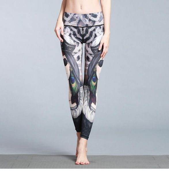 women yoga pants leggings prints solid stretch running fitness gym sportswear trousers, White;red
women yoga pants leggings prints solid stretch running fitness gym sportswear trousers, White;red