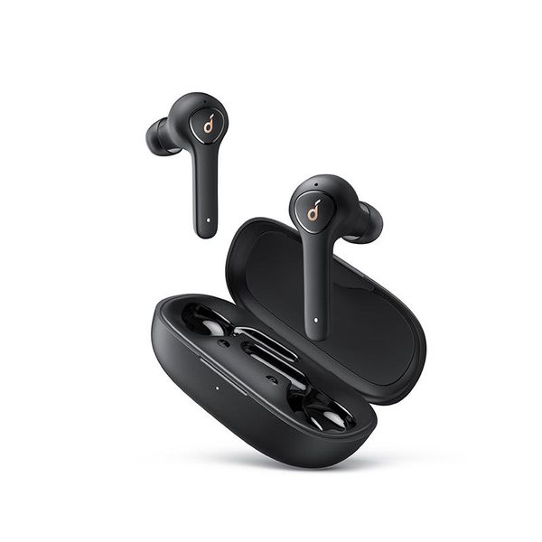 anker soundcore life p2 tws true wireless earphones with 4 microphones, cvc 8.0 noise reduction, 40h playtime, ipx7 waterproof
