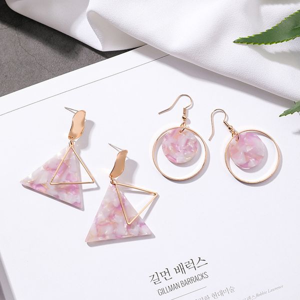 dangle & chandelier 2021 fashion korean pink girl earrings triangle geometry acrylic cute drop for women jewelry accessories, Silver
dangle & chandelier 2021 fashion korean pink girl earrings triangle geometry acrylic cute drop for women jewelry accessories, Silver