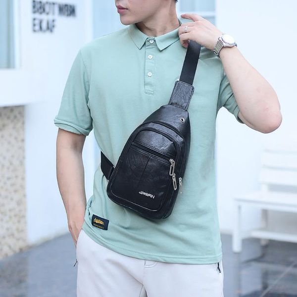 maioumy men's fashion chest bag 2020 pu leather multi-pockets male crossbody bags light short travel shoulder bags
maioumy men's fashion chest bag 2020 pu leather multi-pockets male crossbody bags light short travel shoulder bags