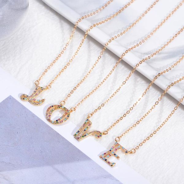 новый простой цепи ожерелье женская rhinestone циркон initial кулон письмо алфавит ожерелье для женщин модные ювелирные изделия подвески, Silver
новый простой цепи ожерелье женская rhinestone циркон initial кулон письмо алфавит ожерелье для женщин модные ювелирные изделия подвески, Silver