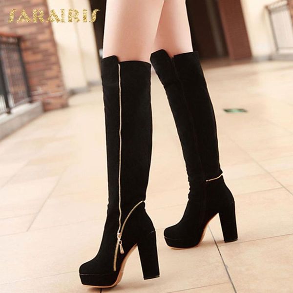 sarairis 2020 big size 48 square high heels elegant platform vintage winter knee high boots women shoes, Black
sarairis 2020 big size 48 square high heels elegant platform vintage winter knee high boots women shoes, Black