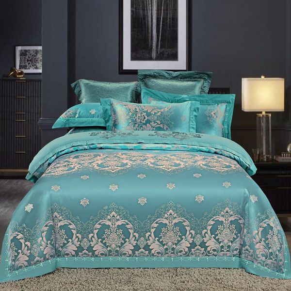 luxury bedding sheets pillow covers jacquard embroidery four popular king size size sleep and beautiful atmosphere05
luxury bedding sheets pillow covers jacquard embroidery four popular king size size sleep and beautiful atmosphere05