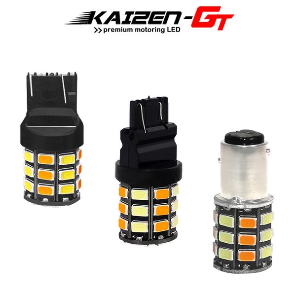 switchback t20 7443 bay15d 1157 3157 t25 dual-color white/amber 33-smd led driving/parking drl lights front turn signal lights
switchback t20 7443 bay15d 1157 3157 t25 dual-color white/amber 33-smd led driving/parking drl lights front turn signal lights
