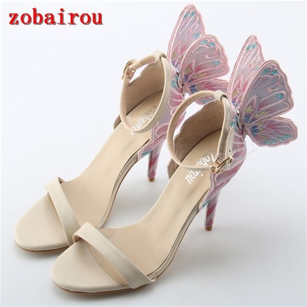 zobairou gladiator sandals women metallic gold wing high heels summer shoes peep toe ankle strap sandalias mujer pumps 0922, Black
zobairou gladiator sandals women metallic gold wing high heels summer shoes peep toe ankle strap sandalias mujer pumps 0922, Black