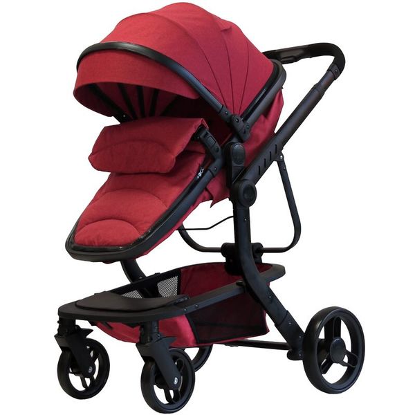 luxurious baby stroller 3 in 1 portable travel baby carriage folding prams high landscape aluminum frame car for newborn
luxurious baby stroller 3 in 1 portable travel baby carriage folding prams high landscape aluminum frame car for newborn