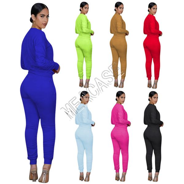 women bodysuit long sleeves tracksuit trendy outfit pullover coat legging pants two piece clothes suit jogging sportwear solid color d81305, White
women bodysuit long sleeves tracksuit trendy outfit pullover coat legging pants two piece clothes suit jogging sportwear solid color d81305, White