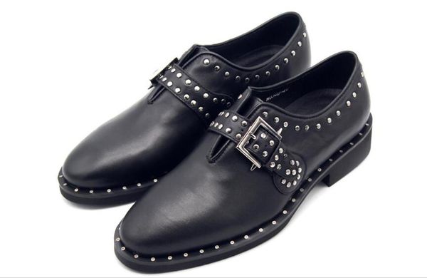 high handmade monk straps black loafers men shoes rivet genuine leather slip on party punk shoes for men
high handmade monk straps black loafers men shoes rivet genuine leather slip on party punk shoes for men