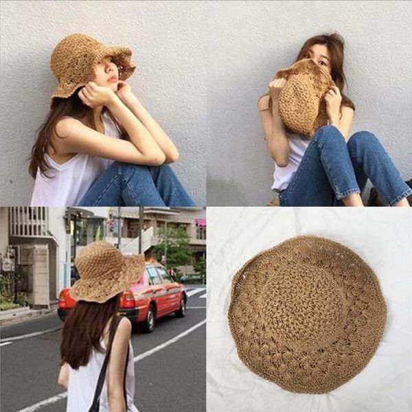 missky women casual foldable hand-made crochet wide brim beach sunscreen sun hat, Blue;gray
missky women casual foldable hand-made crochet wide brim beach sunscreen sun hat, Blue;gray