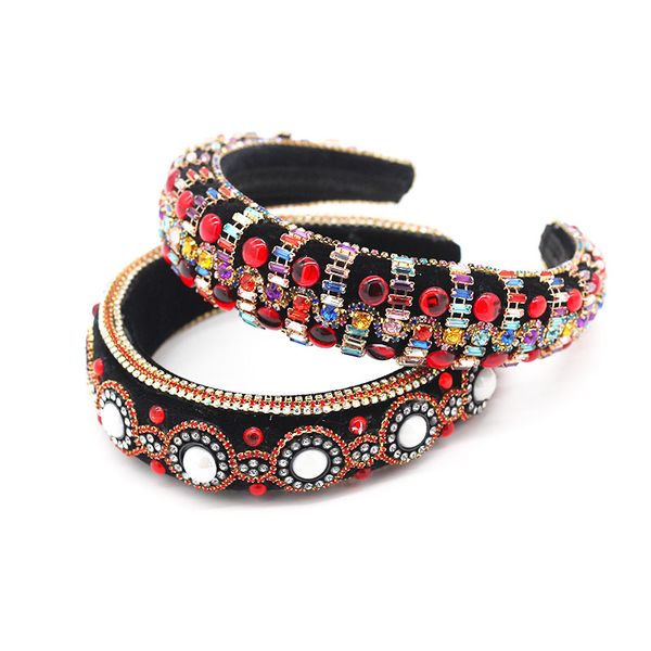 new baroque fashion exaggerated sponge colorful crystal hair baroque fashion girl hair accessories 539, Golden;silver
new baroque fashion exaggerated sponge colorful crystal hair baroque fashion girl hair accessories 539, Golden;silver
