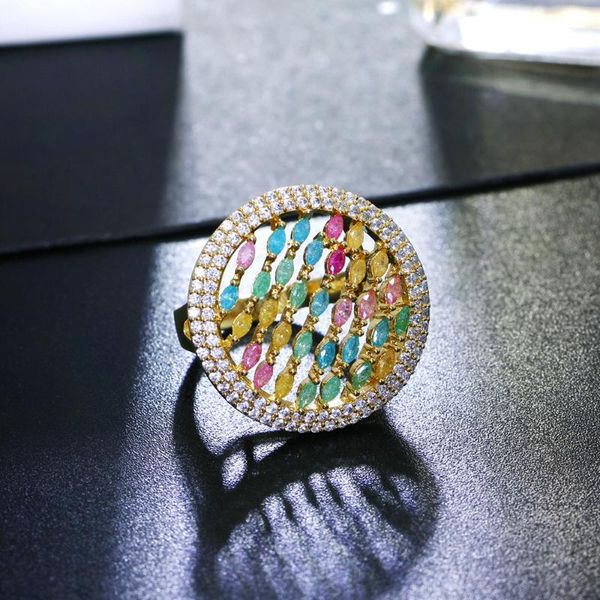 candy colors crystal ring big round design gold plate candy colorful cubic zirconia female jewelry finger rings, Golden;silver
candy colors crystal ring big round design gold plate candy colorful cubic zirconia female jewelry finger rings, Golden;silver