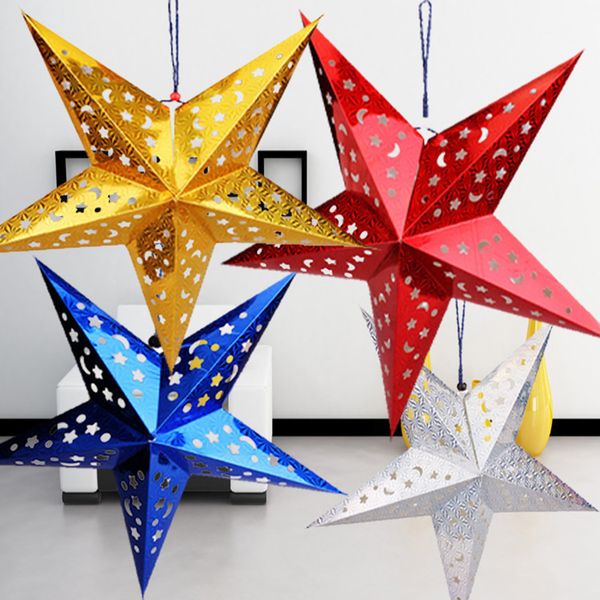 Shiny Stereoscc Decorations Hollow star moon Laser pentagram Hangs Christmas Garden home hotel Tree porch hanging Home Decor
Shiny Stereoscc Decorations Hollow star moon Laser pentagram Hangs Christmas Garden home hotel Tree porch hanging Home Decor