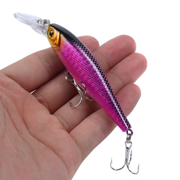 1pcs/ fishing lure 8 colors bionic minnow hard fish bait10cm/9g artificial abs crank bait 3d eyes noise wobbler jig carp bait
1pcs/ fishing lure 8 colors bionic minnow hard fish bait10cm/9g artificial abs crank bait 3d eyes noise wobbler jig carp bait