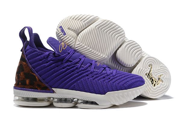 2019 new style xvi 16 harlem's fashion purple row basketball shoes popular mens trainers 16s hfr sports sneakers size 40-46, Black