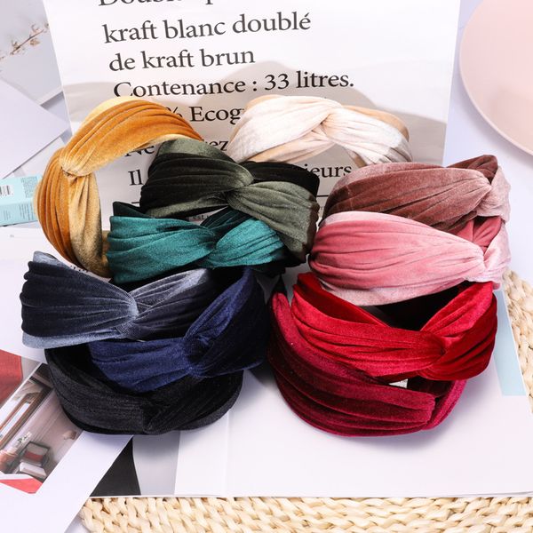 3pcs winter autumn center twisted headband wide velvet hairbands for women hair ornaments fashion simple knot headbands, Silver
3pcs winter autumn center twisted headband wide velvet hairbands for women hair ornaments fashion simple knot headbands, Silver