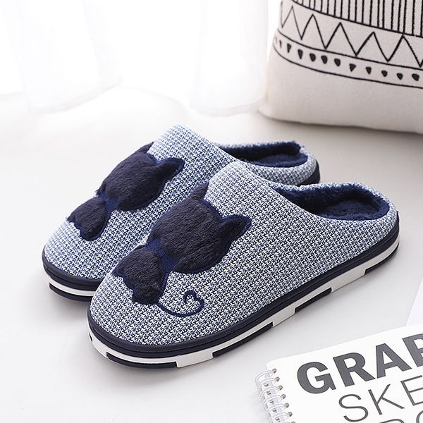 platform slippers winter women's slippers plush cartoon cat cute home warm soft shoes for women large size 12, Black
platform slippers winter women's slippers plush cartoon cat cute home warm soft shoes for women large size 12, Black