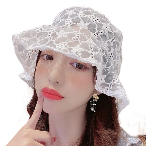 fashion fashion hollow lace female cute little flower basin hat sun hat for women new, Blue;gray
fashion fashion hollow lace female cute little flower basin hat sun hat for women new, Blue;gray