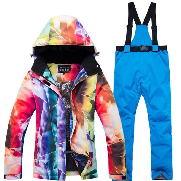 2pcs/set waterproof outdoor sports female thickened snowboard ladies women ski suit costumes jacket pants windproof winter warm
2pcs/set waterproof outdoor sports female thickened snowboard ladies women ski suit costumes jacket pants windproof winter warm