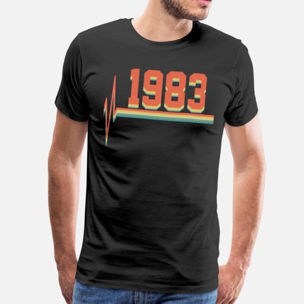 1983 heartbeat t shirt men customized 100% cotton euro size s-3xl clothing graphic humor spring autumn cool shirt, White;black
1983 heartbeat t shirt men customized 100% cotton euro size s-3xl clothing graphic humor spring autumn cool shirt, White;black