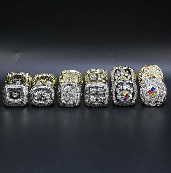 12pcs pittsburgh 1974 1975 1978 1979 2005 2008 championship ring size 11 souvenir jewelry fan gift wholesale, Golden;silver
12pcs pittsburgh 1974 1975 1978 1979 2005 2008 championship ring size 11 souvenir jewelry fan gift wholesale, Golden;silver