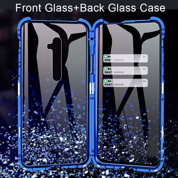 360 double-sides tempered glass phone case for oppo a5 a9 2020 reno z 2 2z 3 pro case shockproof matel bumper protective cover
360 double-sides tempered glass phone case for oppo a5 a9 2020 reno z 2 2z 3 pro case shockproof matel bumper protective cover