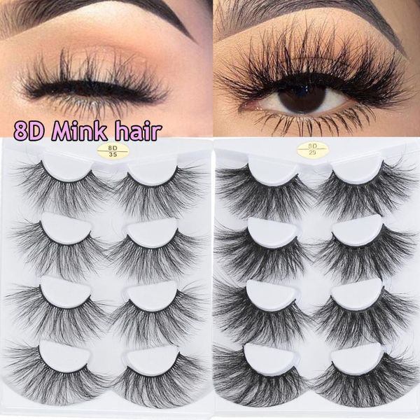 4 / пар 8d норка волос ресницы natural long полный объем wispies пушистый поддельный lashes глаз инструменты для макияжа удлинители безубойн
4 / пар 8d норка волос ресницы natural long полный объем wispies пушистый поддельный lashes глаз инструменты для макияжа удлинители безубойн