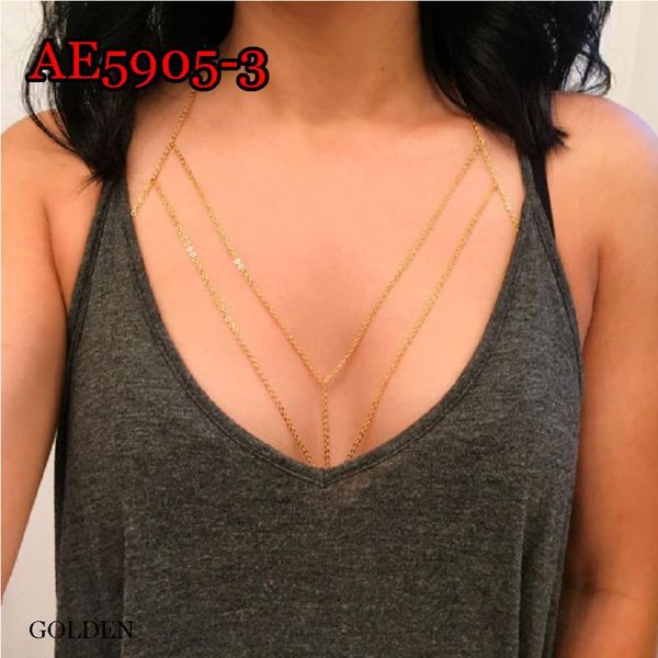 breast necklace fashion body chains summer beach simple cross bra chain multiful bikini women ae5905-3, Silver
breast necklace fashion body chains summer beach simple cross bra chain multiful bikini women ae5905-3, Silver