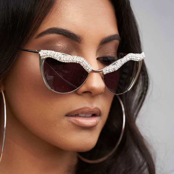 cateye women sunglasses 2020 crystal diamond fashion woman sun glasses cat eye new glamour cateye uv400 sunglass, White;black
cateye women sunglasses 2020 crystal diamond fashion woman sun glasses cat eye new glamour cateye uv400 sunglass, White;black
